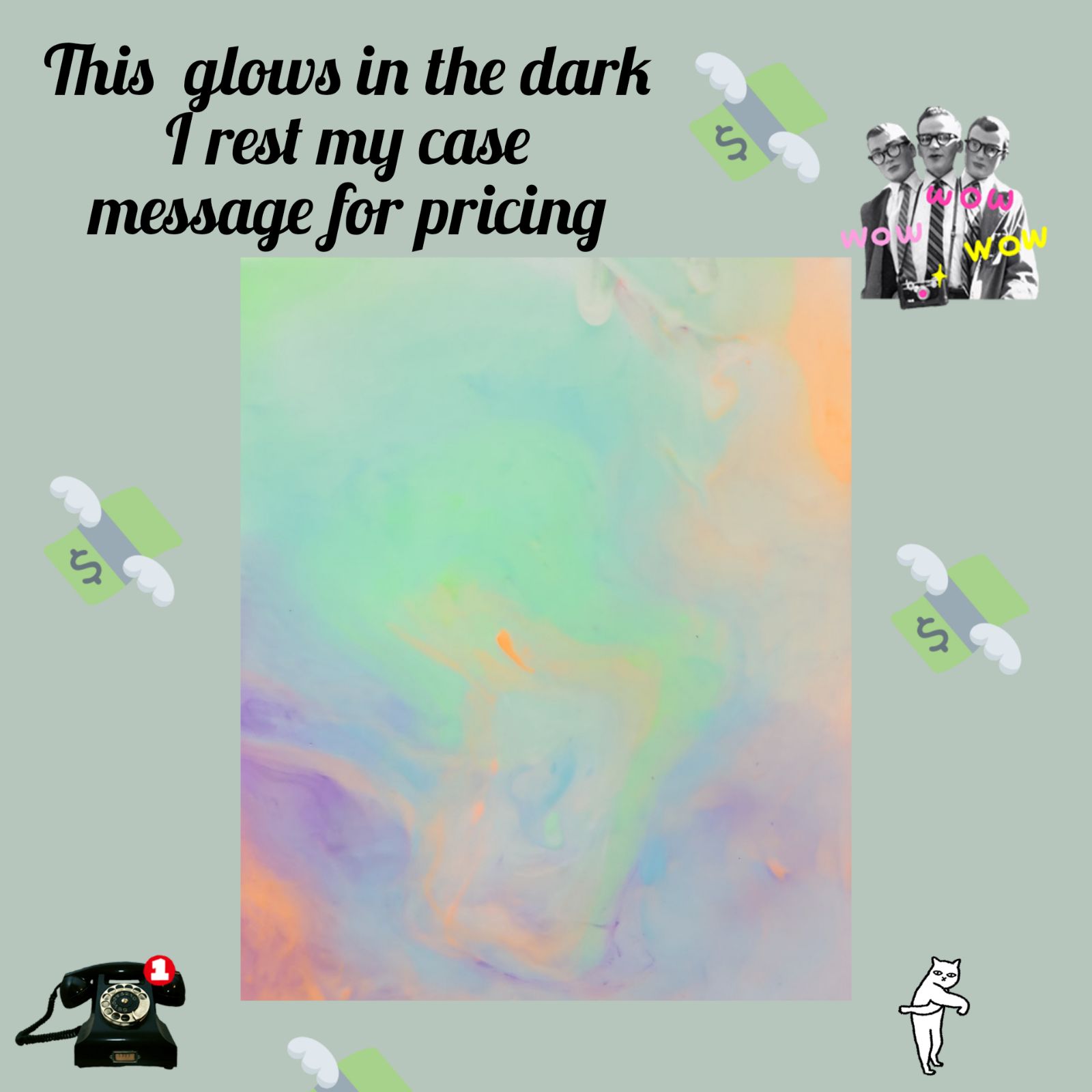 glow in the dark painting