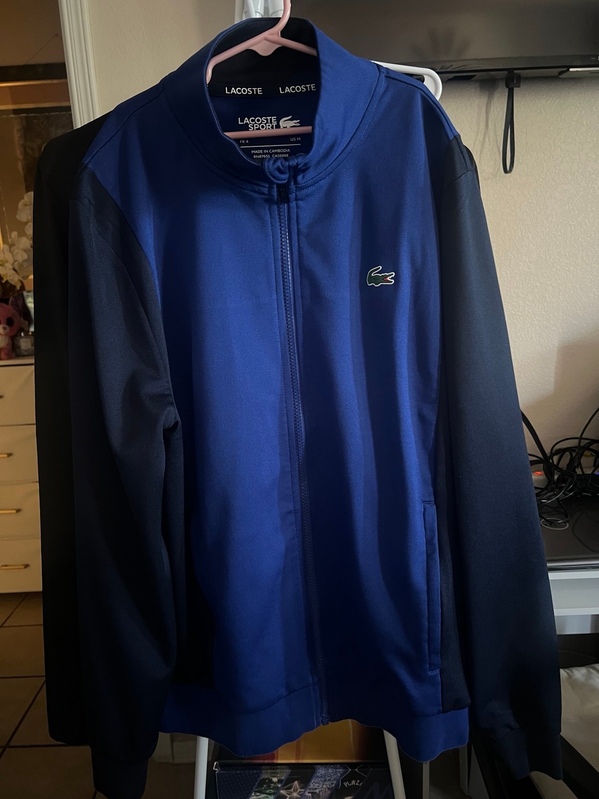 Lacoste blue jacket medium