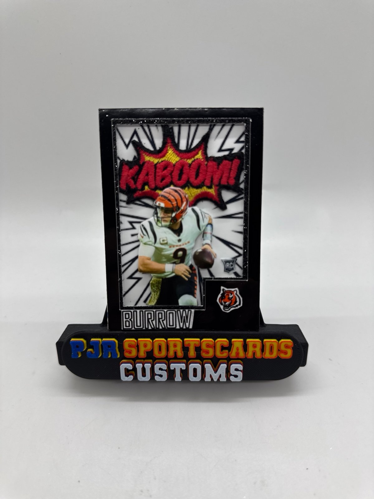 Custom made art card ACEO of Joe Burrow Cincinnati Bengals