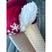 Christmas Dogs Silhouette Snowflake Wreath Plush Sherpa Holiday Throw Blanket