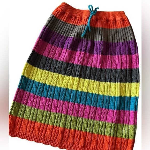 The Children Place girls youth knitted striped skirt size 10