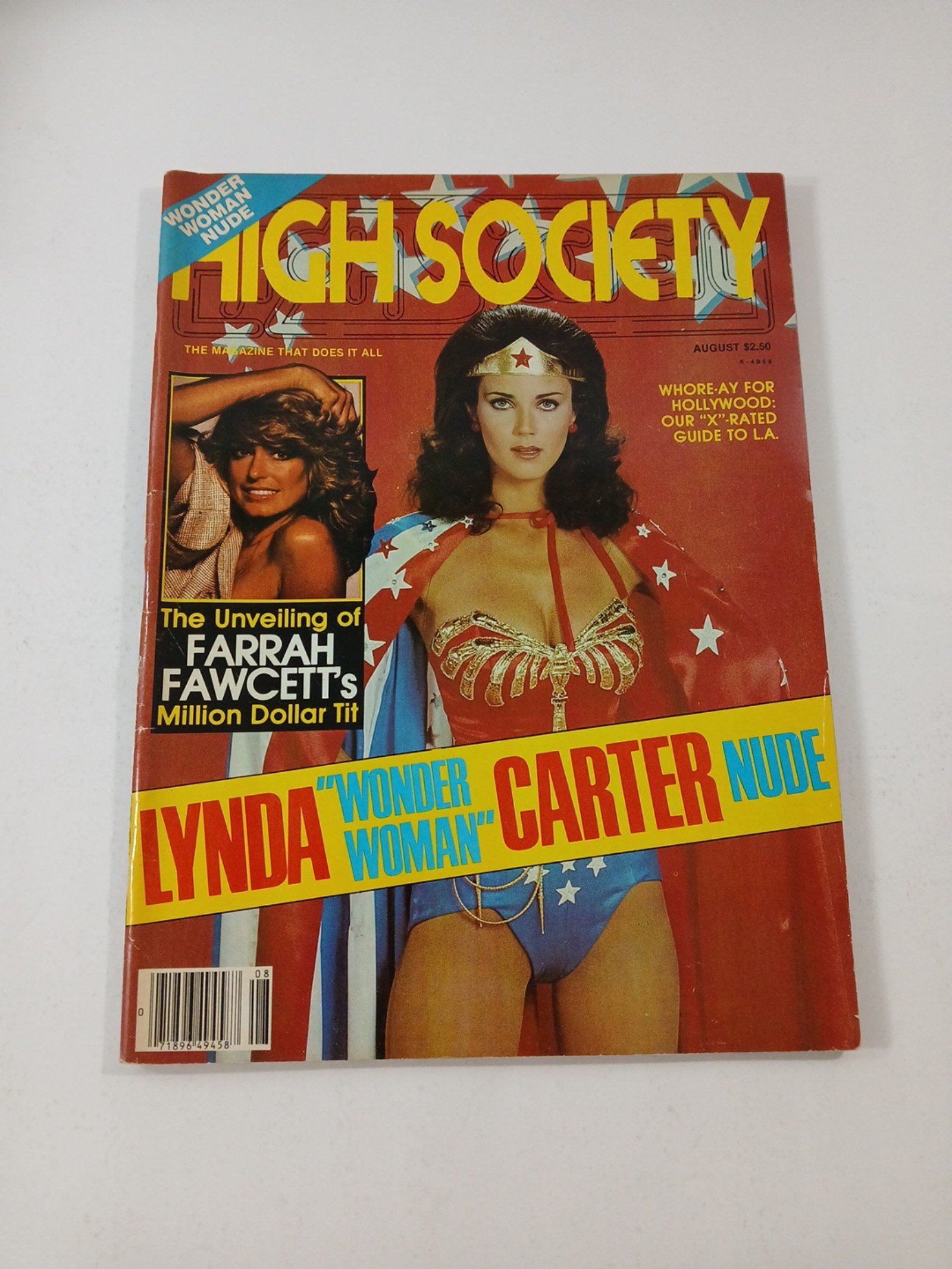1979 Wonder Woman Magazine playboy Vintage
