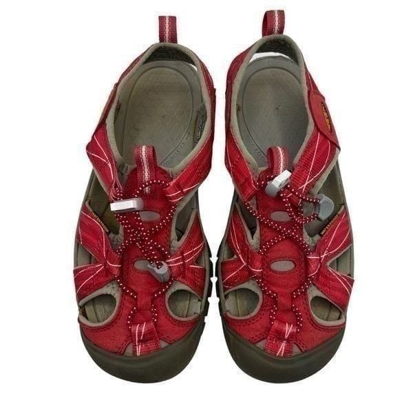 Keen Women's Venice H2 Waterproof Sandal Quick Lace Red Women’s Size 7