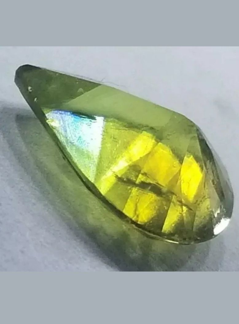 UNTREATED GREEN SPHENE TITANITE FROM BRA