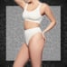 SKIMS Stretch Rib Bralette in Bone size Small