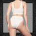 SKIMS Stretch Rib Bralette in Bone size Small