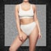 SKIMS Stretch Rib Bralette in Bone size Small