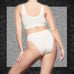 SKIMS Stretch Rib Bralette in Bone size Small