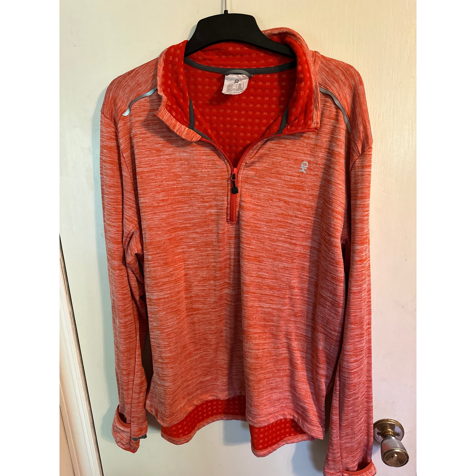Little Donkey Andy Activewear Running Top 1/4 Zip LongSleeve Athletic Woman's XL