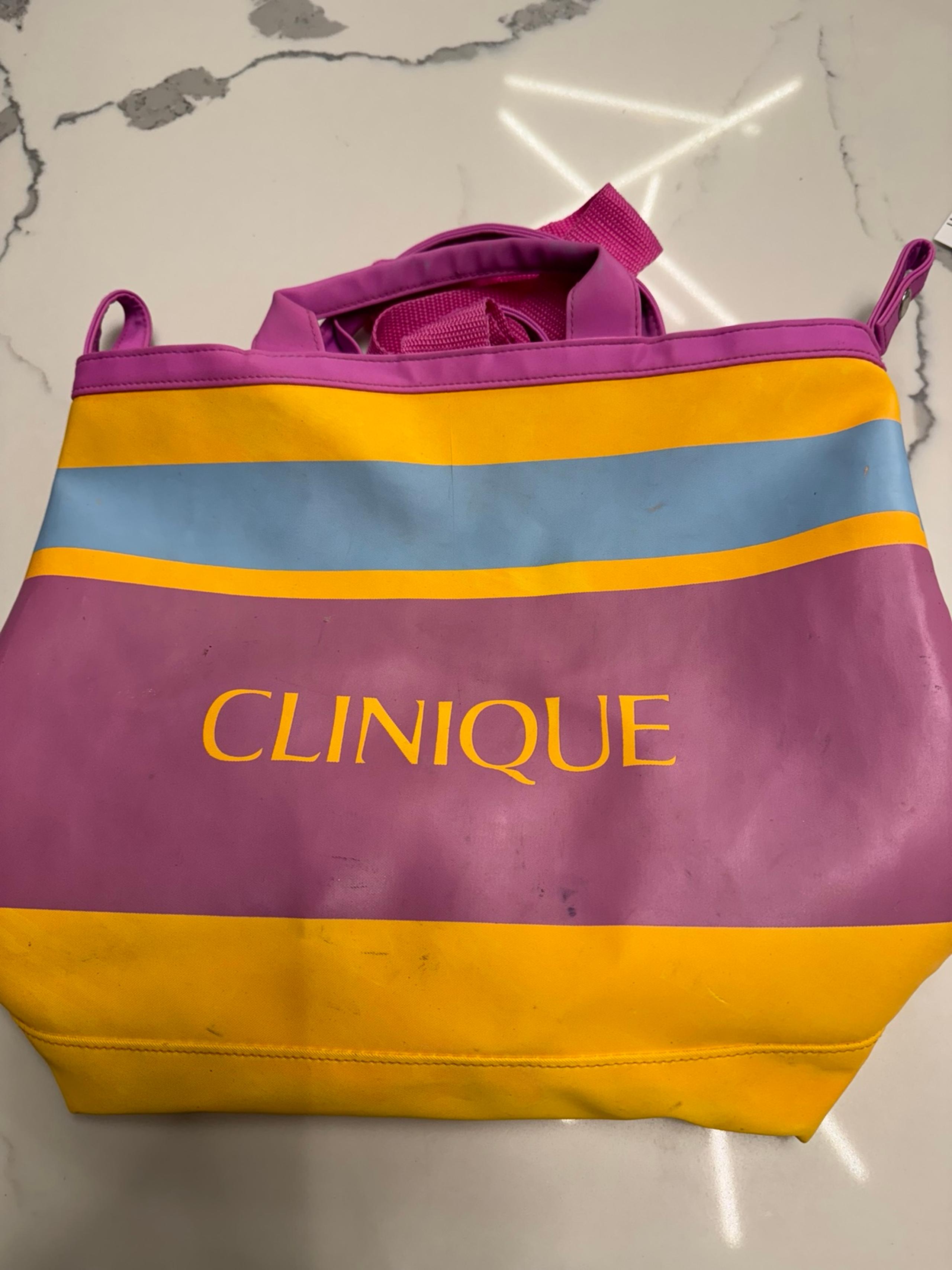 Clinique giant makeup bag