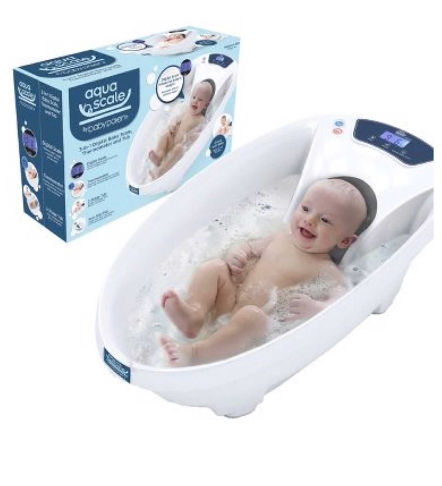 Infant tub Aqua Scale 3-in-1 Digital Scale Water Thermometer