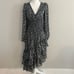 Astr Ruffle Chiffon Floral Dress