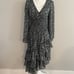 Astr Ruffle Chiffon Floral Dress