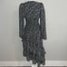 Astr Ruffle Chiffon Floral Dress