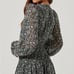 Astr Ruffle Chiffon Floral Dress