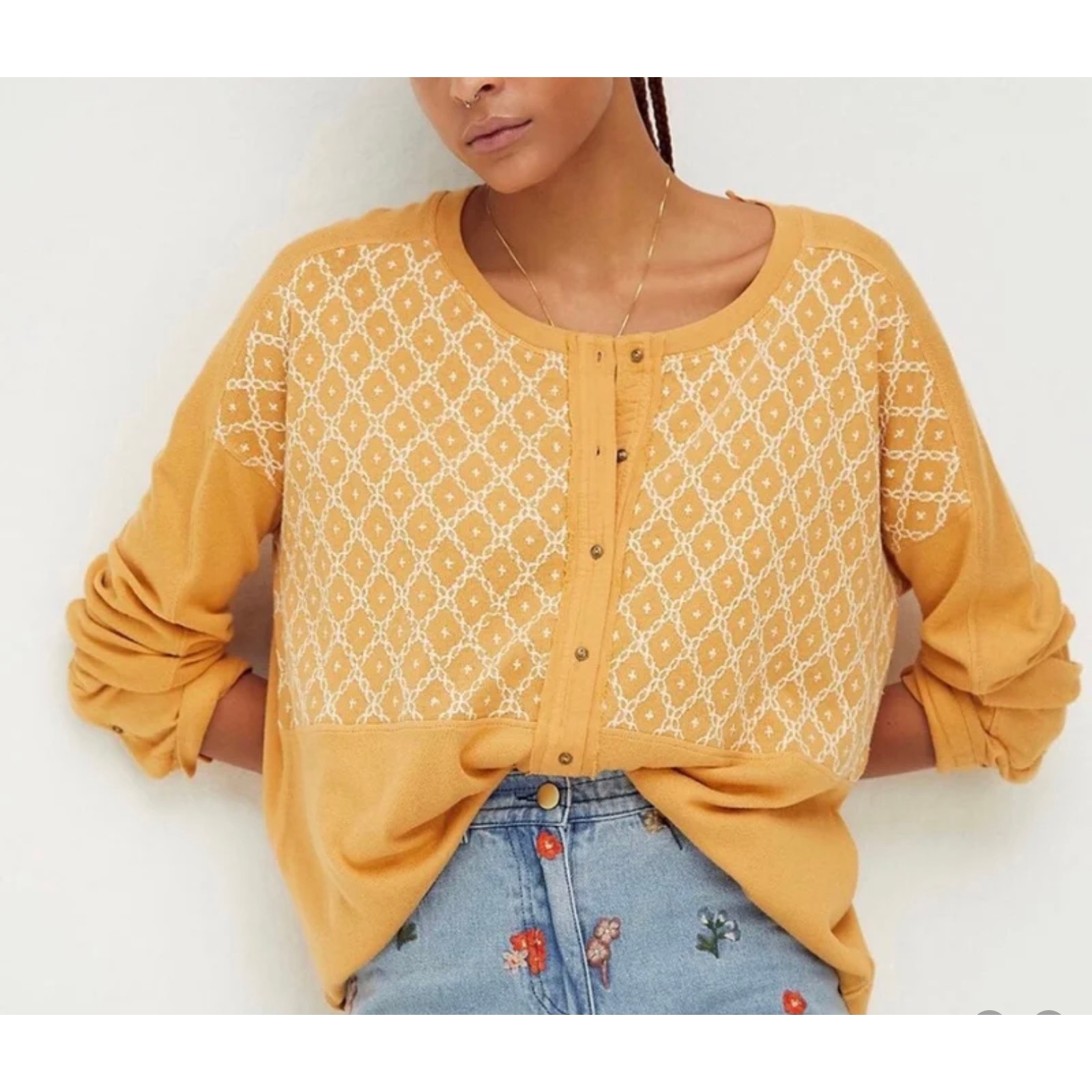 Free People Free Spirit Henley Sz S