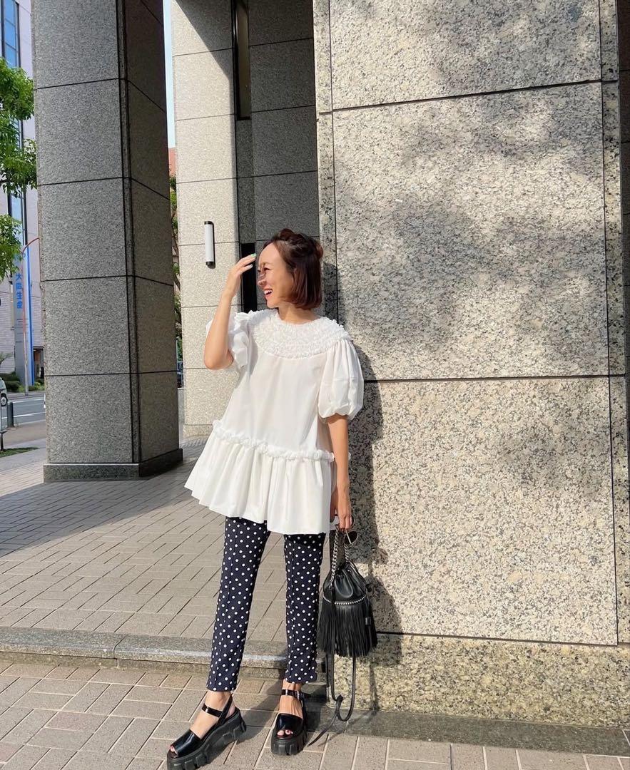 Rosy Monster Mini Frill Tunic