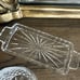 Longchamp 3 Piece Crystal Set Sugar, Creamer, Butter Dish