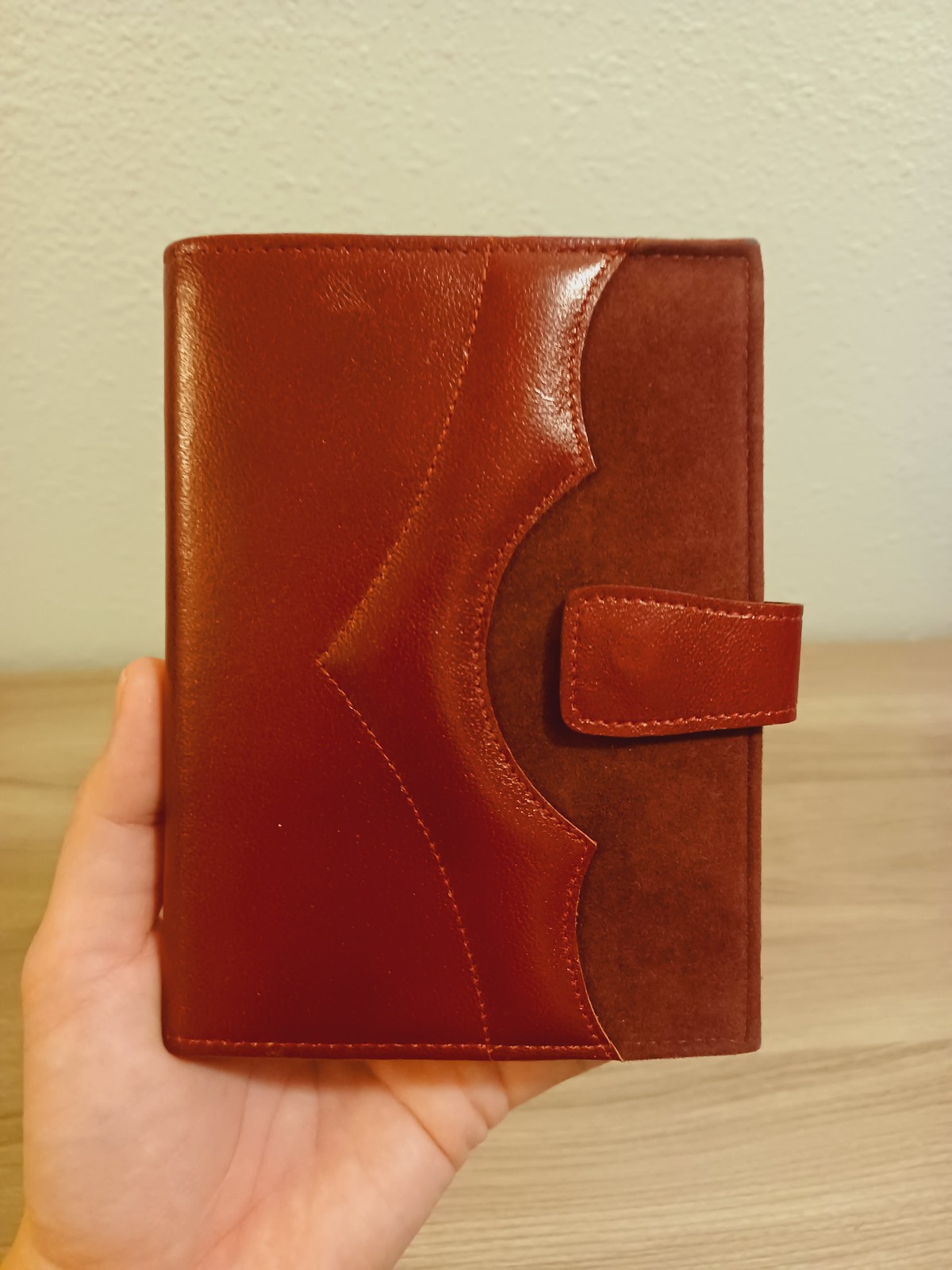 Genuine Lambskin Vintage Leather Wallet Organizer, Princess Gardner