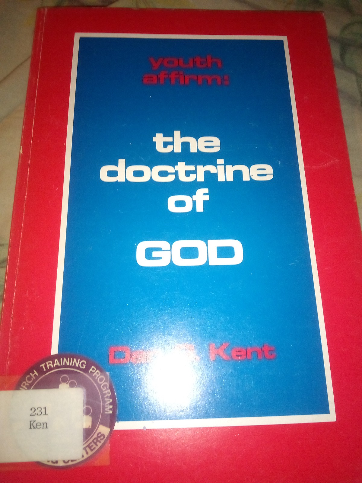 The doctrine of God softback book used religion oop