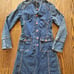 Denim jean duster/ coat/jacket