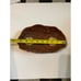 Vintage MCM wooden look carved resin decorative bowl