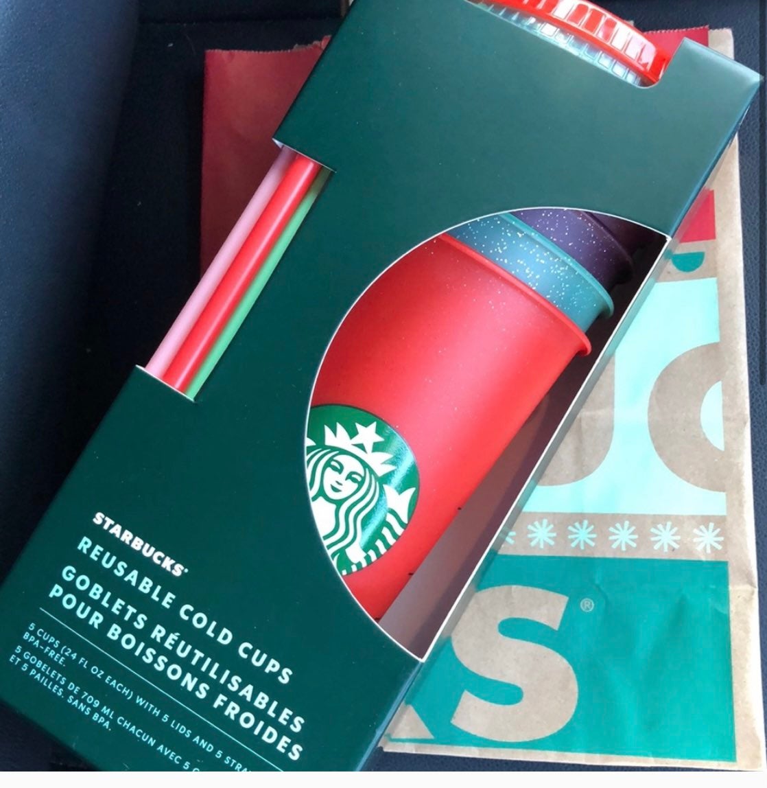 SOLD OUT GET BY XMAS Starbucks glitter t