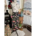 New VTG Briggs Floral Print Lightweight Maxi Skirt.