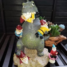 The Great Garden Gnome Massacre, Novelty Garden Gnome Statue