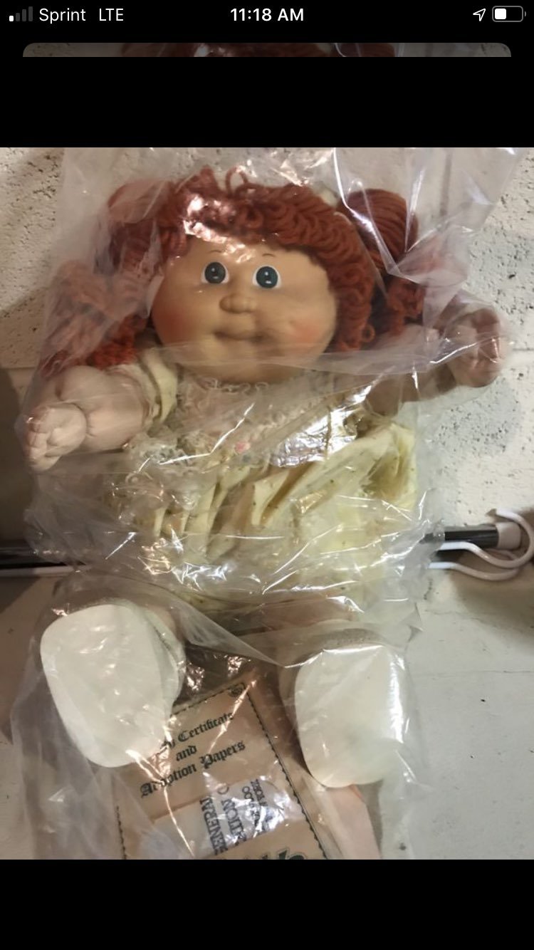 Cabbage Patch Kids doll with certificate
