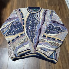TUNDRA 3D Knit L Size All-Over Print Earth Colors