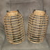 Tall candle holders/lanterns pair