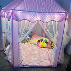 Princess Tent Girls Large Playhouse Kids Castle Play Tent with Star Lights NEW