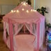 Princess Tent Girls Large Playhouse Kids Castle Play Tent with Star Lights NEW