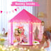 Princess Tent Girls Large Playhouse Kids Castle Play Tent with Star Lights NEW