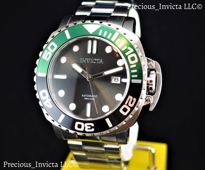 low-key luxury connotation BLACK NH35 AUTOMATIC Diver Pro 48mm Mens nvicta DIAL Watch SS Bezel Green/Black Men low-key luxury connotation BLACK NH35 AUTOMATIC Diver Pro 48mm Mens nvicta DIAL Watch SS Bezel Green/Black Men