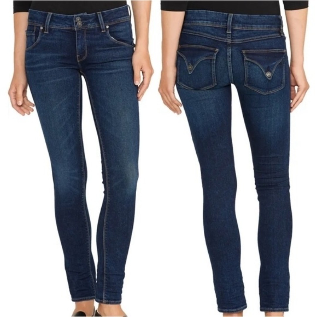 Hudson Colin flap Skinny Jean 12” leg opening Woman’s 28