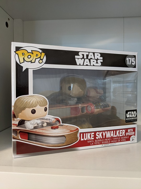 Star Wars Luke Skywalker Speeder funko pop Smuggkers bounty exclusive 175 Mercari