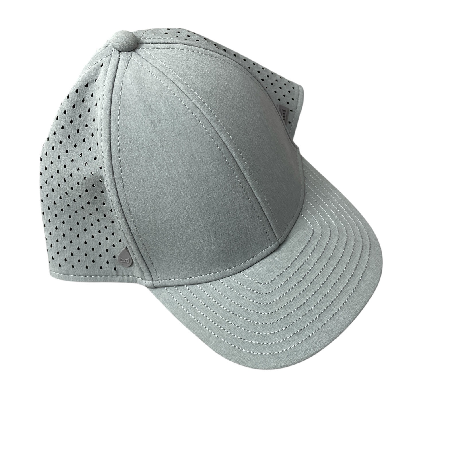 Melin A Game Hydro Hat Gray Performance Snapback Lightweight Golf Mens 58cm EUC