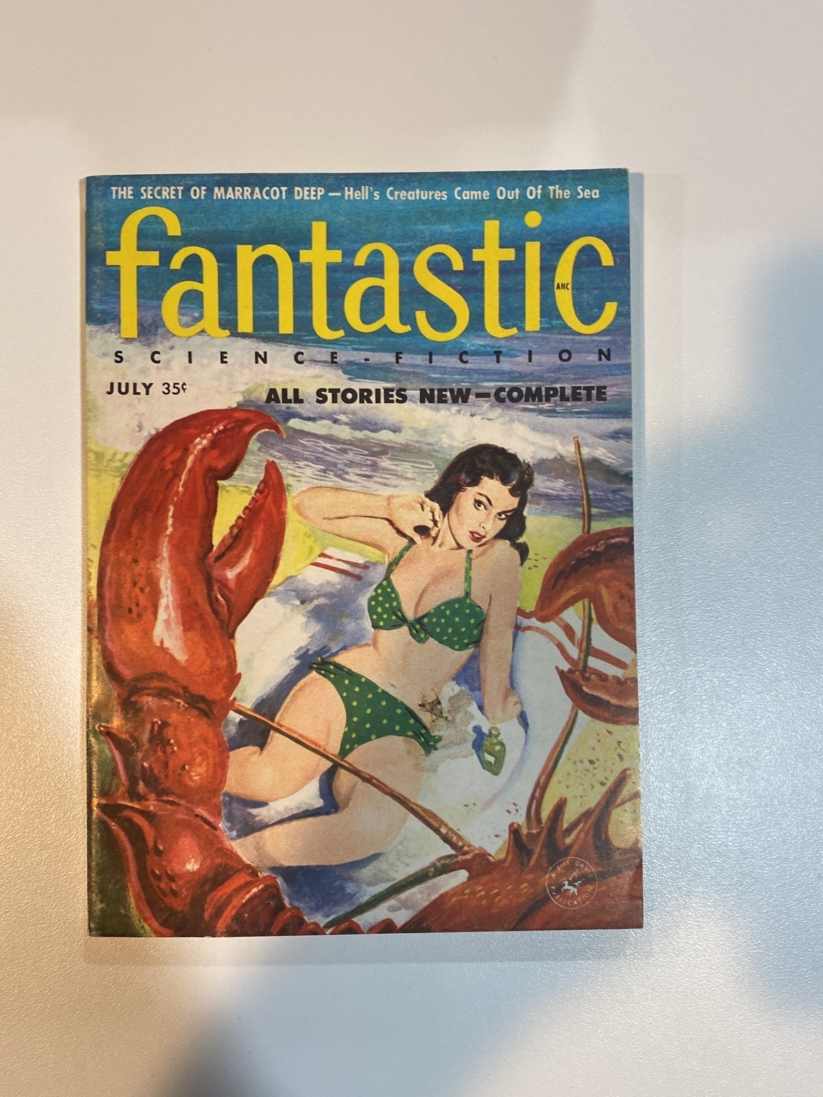 Fantastic Science Fiction Magazine Henry Slesar Vol 6 No 6 Jul 1957