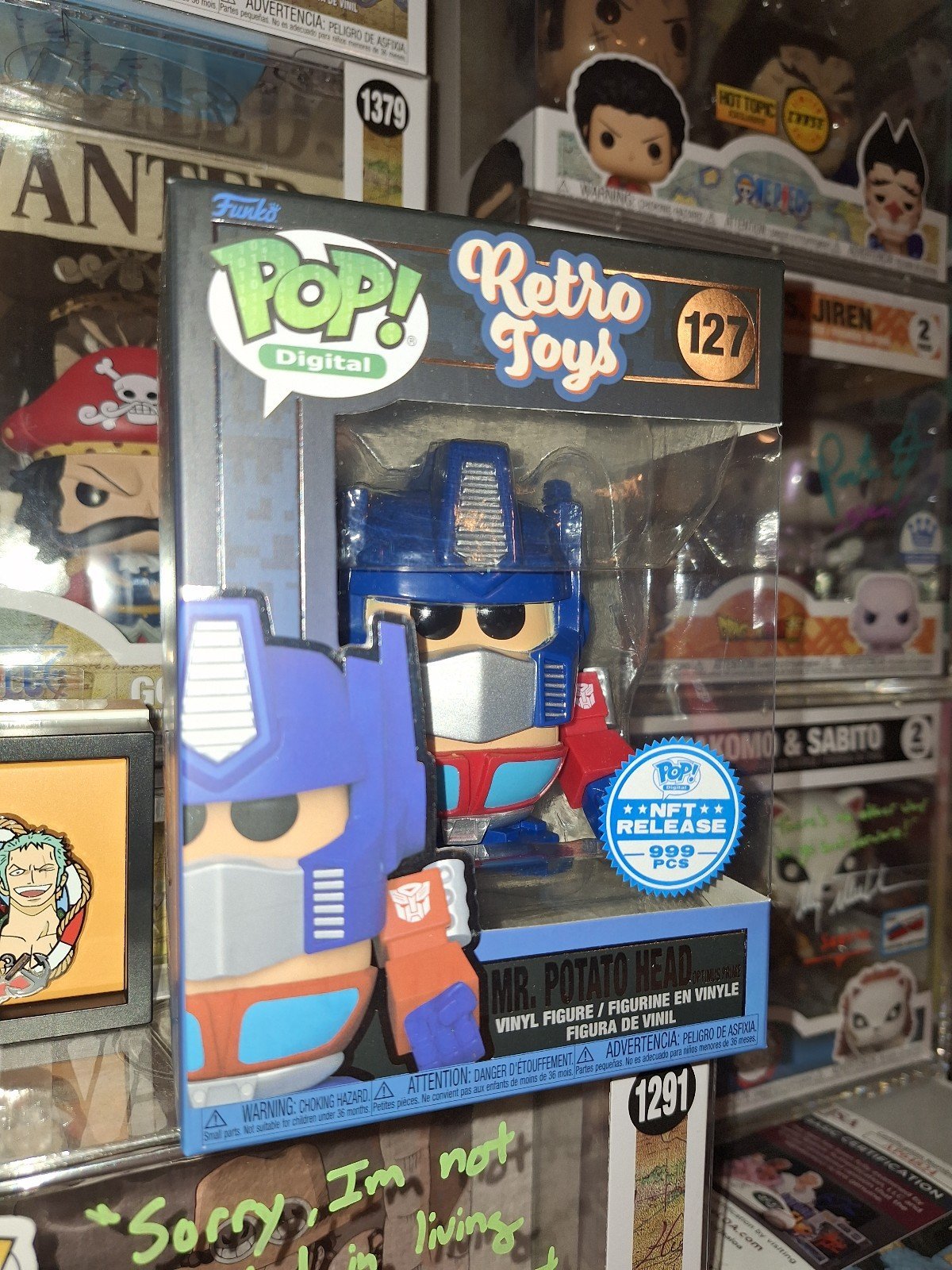 Mr potato head as Optimus prime