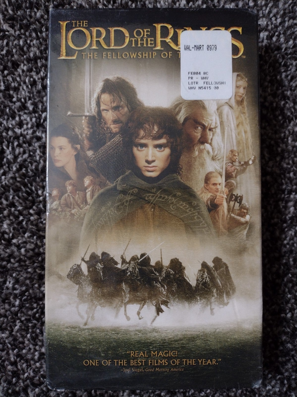 The Lord of the Rings the Fellowship of the Rings VHS brand new, factory sealed
