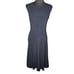 La Perla Vintage Black Midi Pleated Dress Size: S