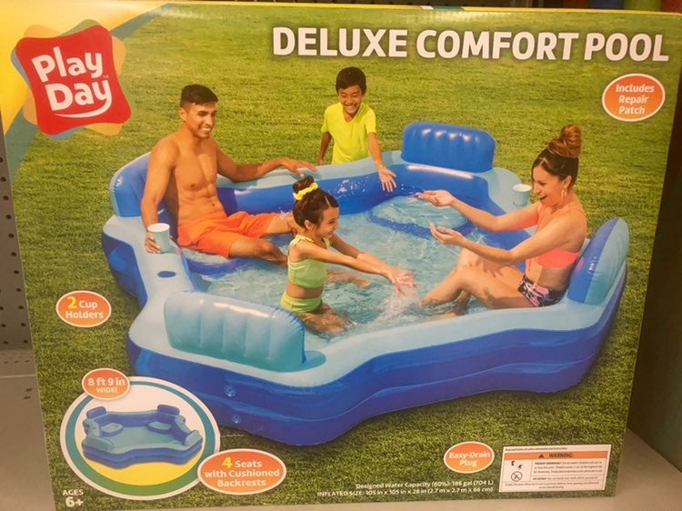 Play day family inflatable pool