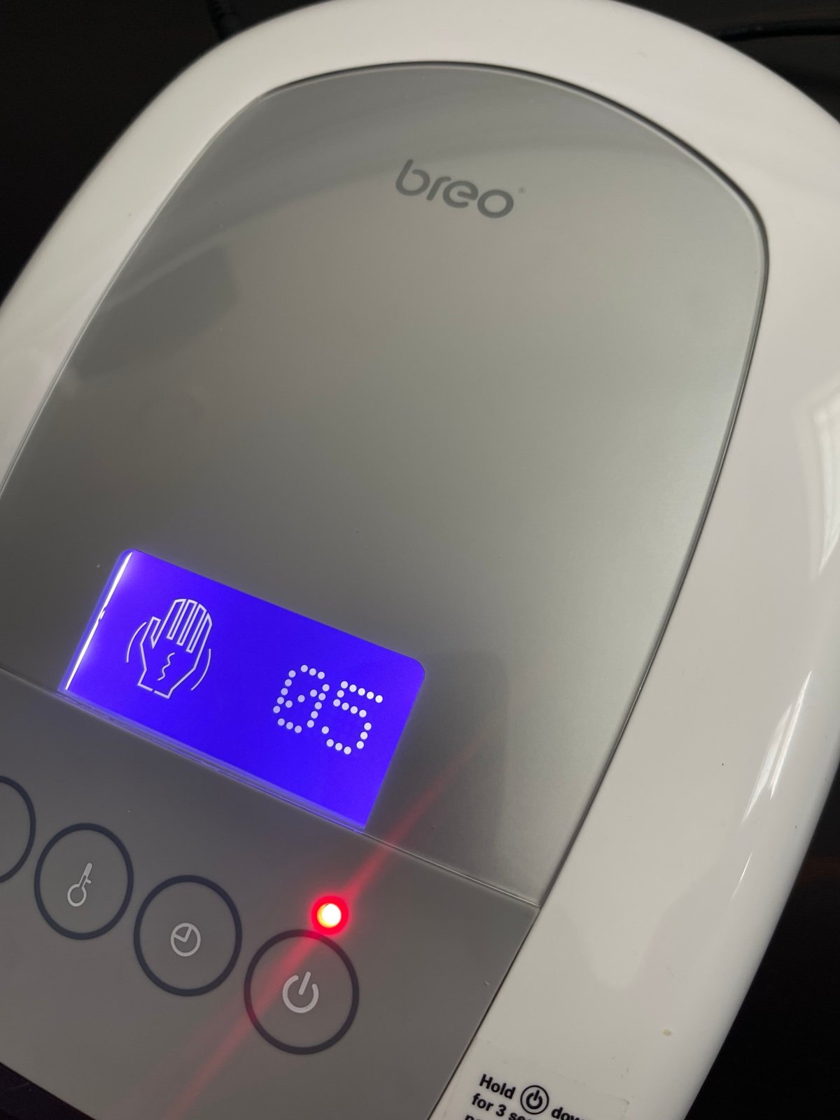 Breo iPalm520 Hand Massager with Heat and Compression, Cordless Electric Hand - detail