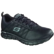 Skechers Work Relaxed Fit Sure Track Erath Slip Resistant Black Women's Size 8