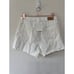 Show Me Your Mumu Philly Pinch Waist Shorts in Seasalt Size 25 Raw Hem Denim