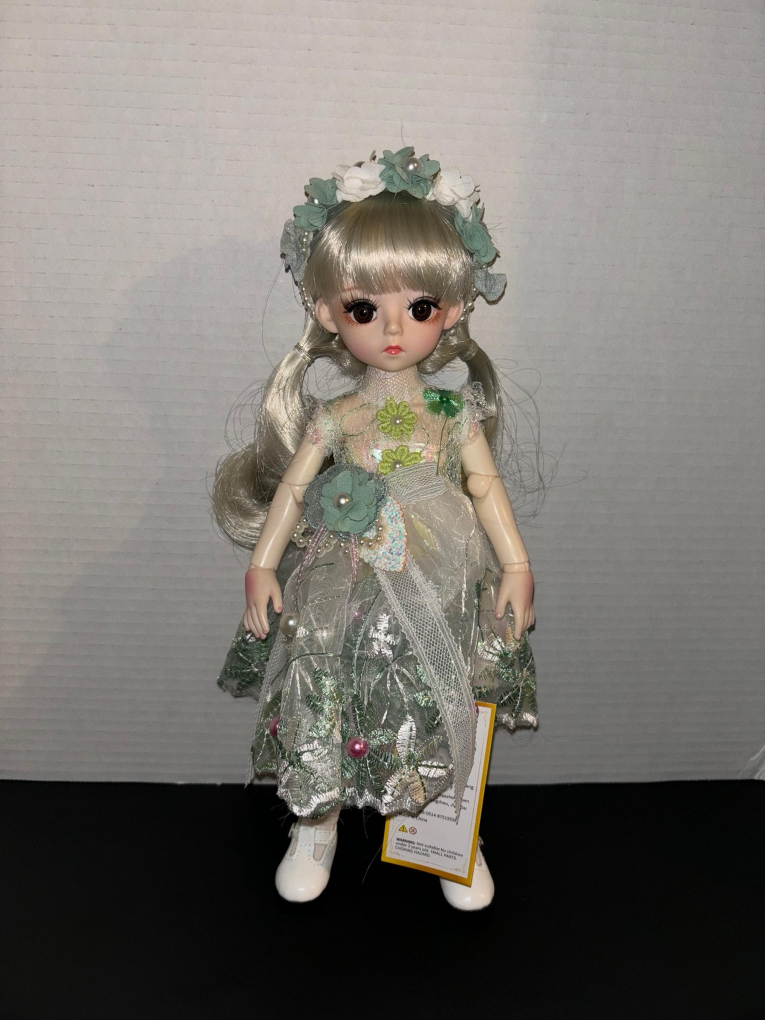 Gift for Girls 1/6 Moveable Jointed 30cm BJD Doll Baby Girl with Clothes Toys