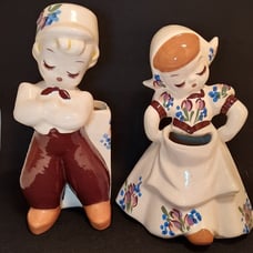 DeLee Hollywood Dutch Planter Figurines