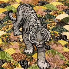 Japanese Tiger Upcycled jacket